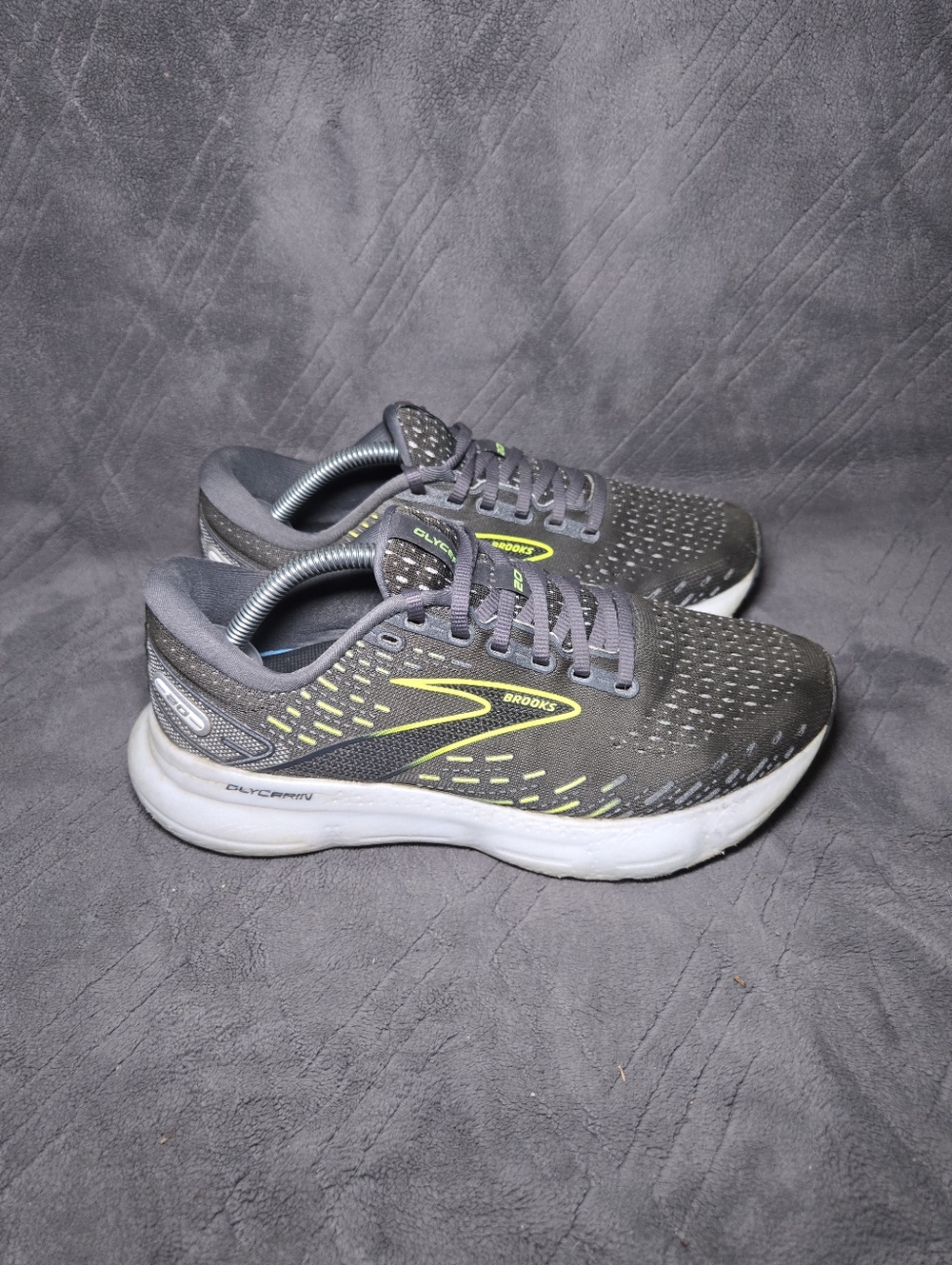 Brooks Glycerin 20 Running Shoes Womens Sz 8.5 Athletic Sneakers Trainers Gray.